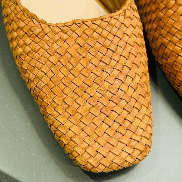 Loeffler Randall Woven Brown Mules - Picture 3 of 5